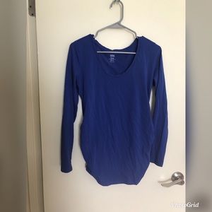 Long sleeve maternity shirt